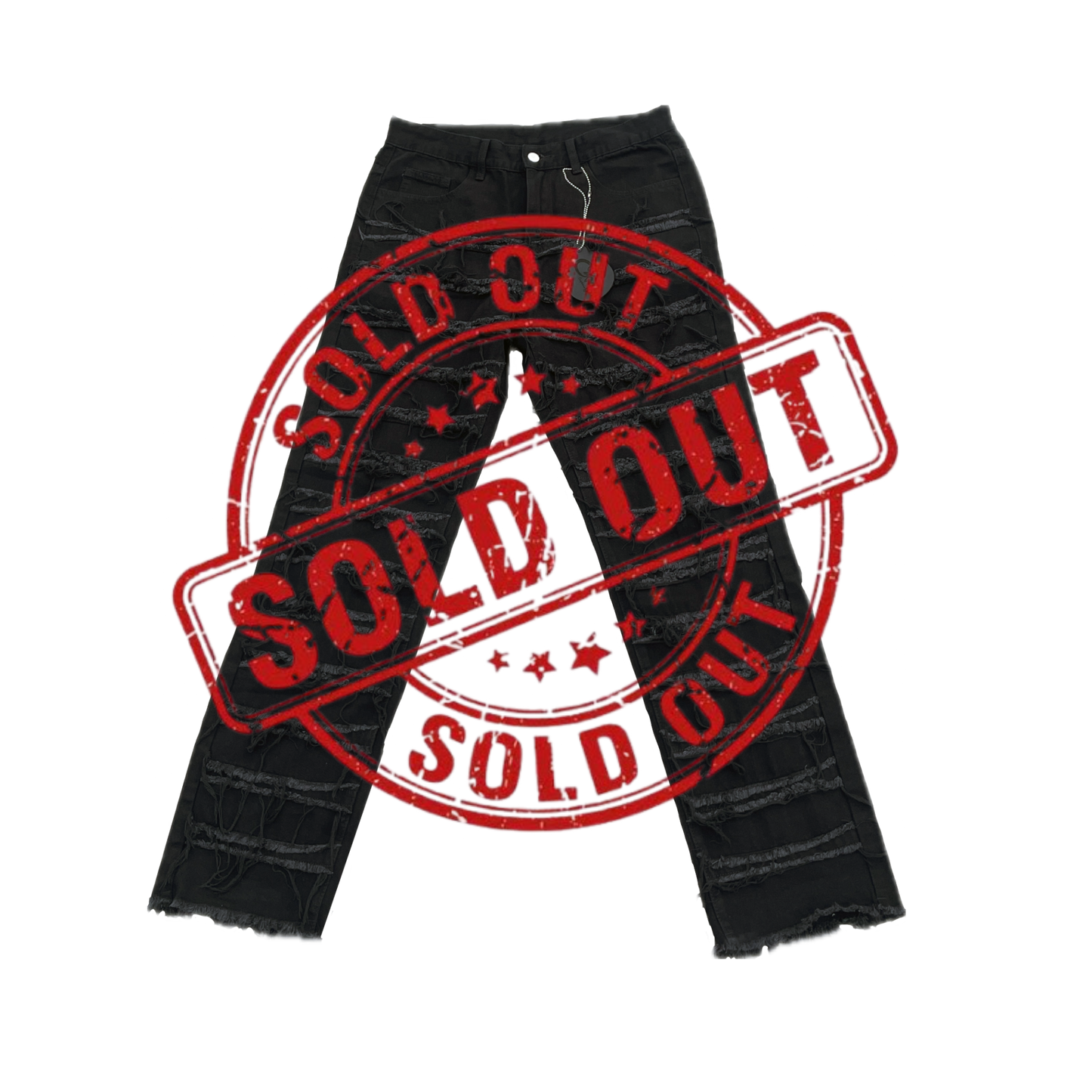 Pantalón destroyed black