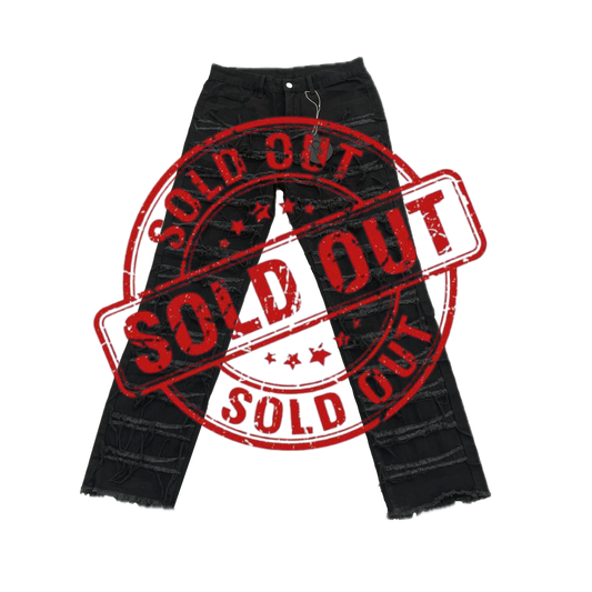 Pantalón destroyed black